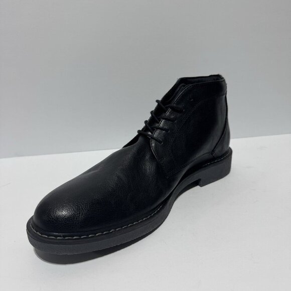 Kenneth Cole Mens Trail Chukka Boots Black Size 10.5M